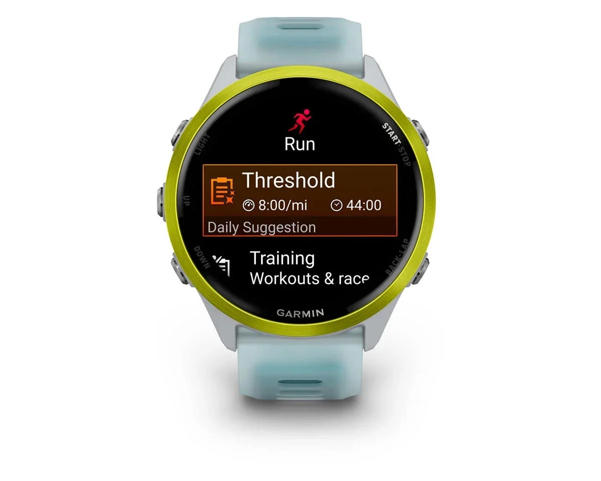 Garmin Forerunner 570 Smartwatch (Whitestone/Amp Yellow) (47mm) - view 2